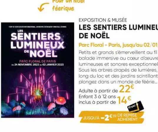 exposition & musée les sentiers lumineux de noël