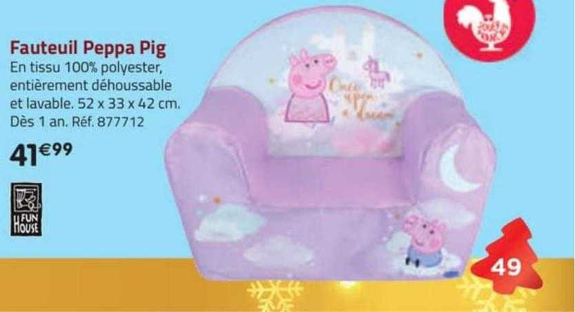 Fauteuil Peppa Pig