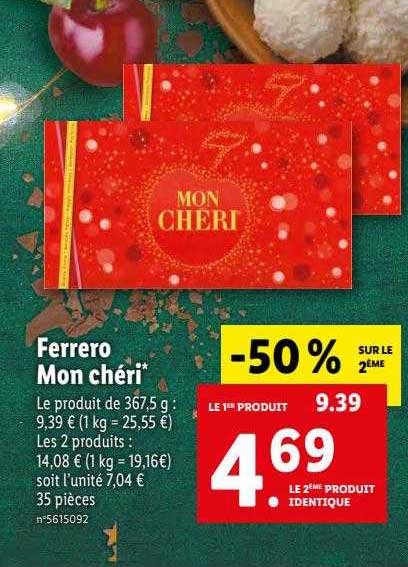 ferrero mon chéri