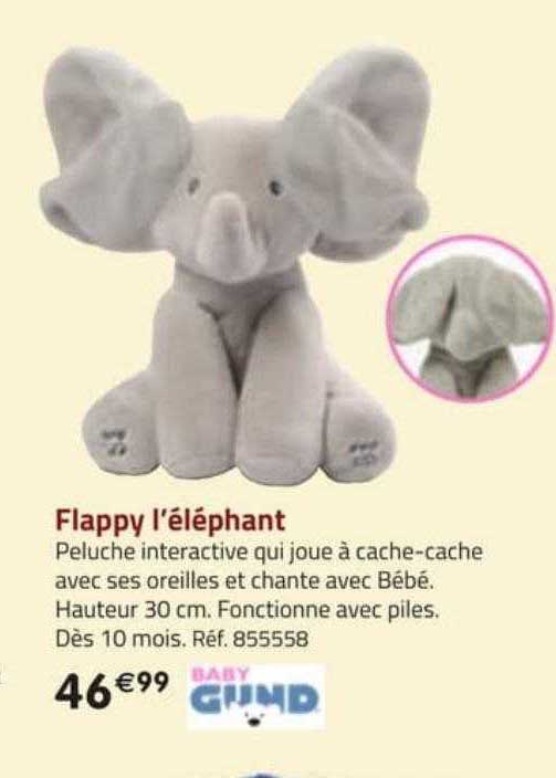 flappy l'éléphant baby gund