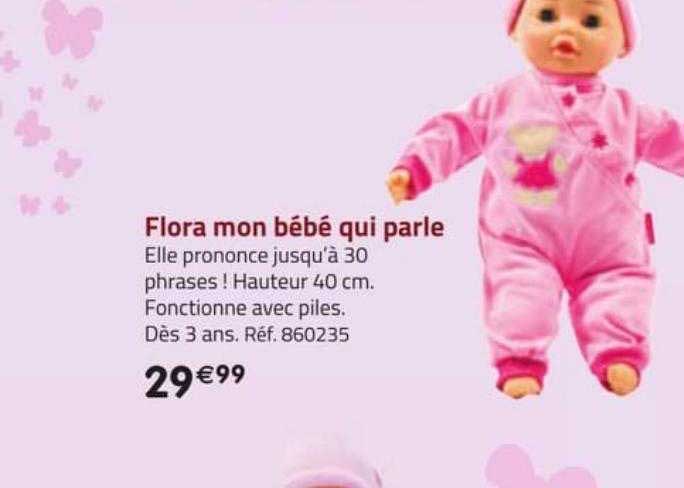 flora mon bébé qui parle