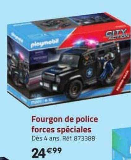 fourgon de police forces spéciales playmobil