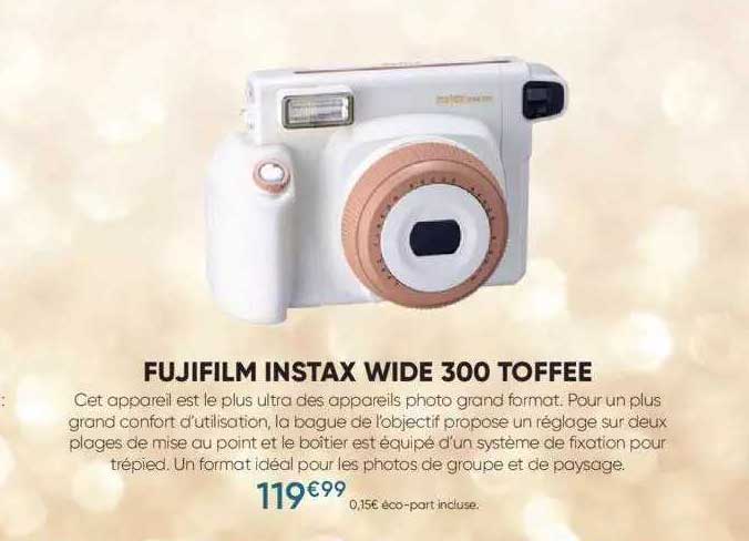 fujifilm instax wide 300 toffee
