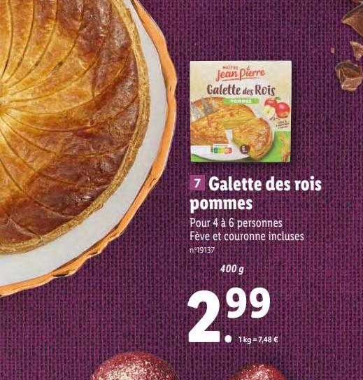 galette des rois pommes maître jean pierre