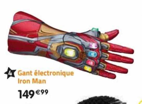 gant électronique iron man