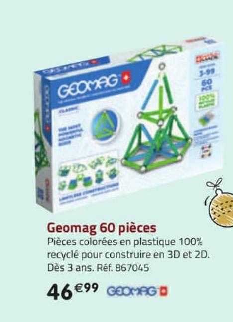 geomag 60 pièces
