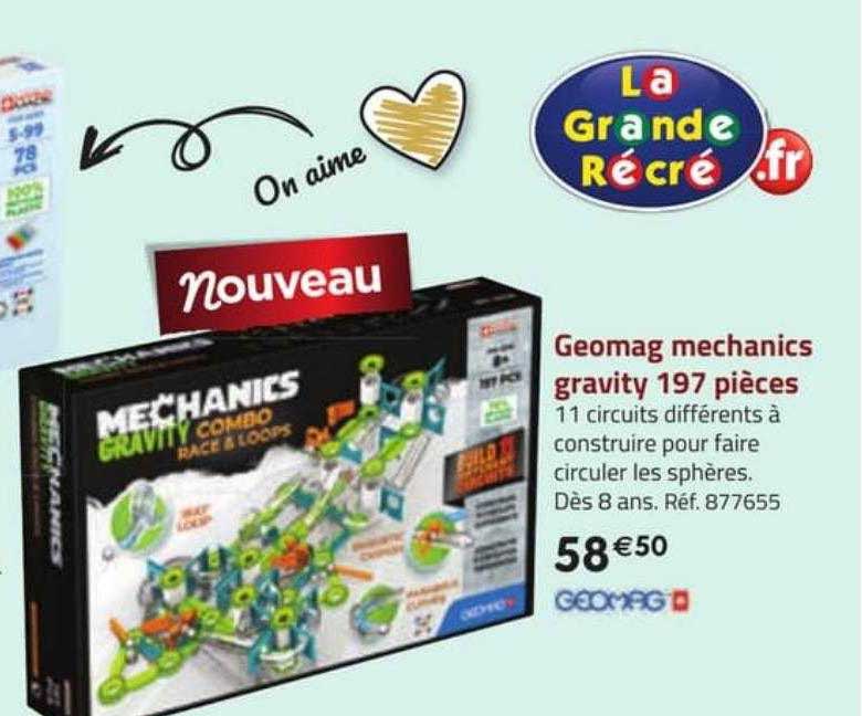 geomag mechanics gravity 197 pièces