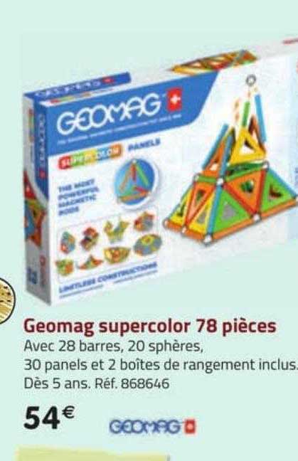 geomag supercolor 78 pièces