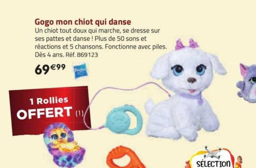 gogo mon chiot qui danse hasbro
