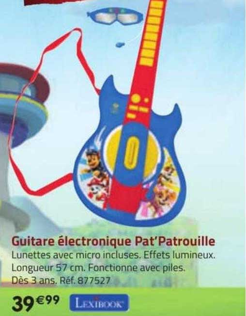 Guitare électronique Pat'patrouille Lexibook