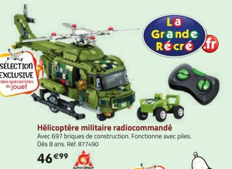 hélicoptère militaire radiocommandé alpha group