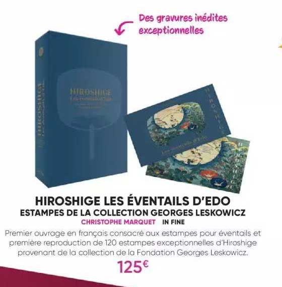 hiroshige les éventails d'edo - christophe marquet
