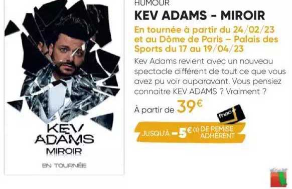 humour kev adams - miroir