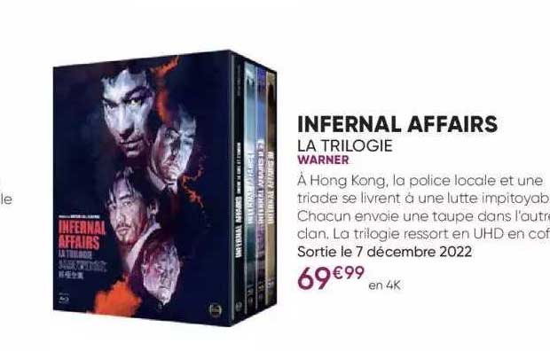 infernal affairs - la trilogie warner