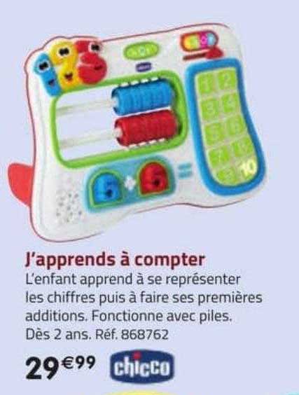 j'apprends à compter chicco