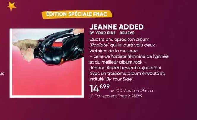 jeanne added - by your side - believe