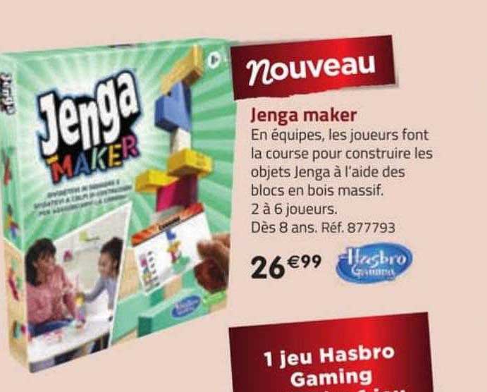 jenga maker hasbro gaming