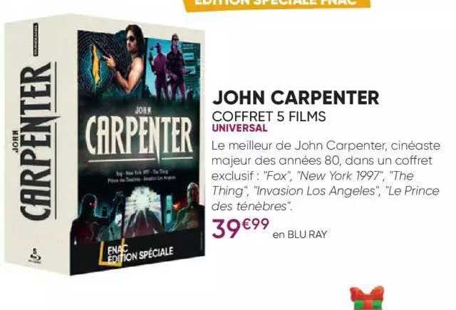 john carpenter - coffret 5 films - universal