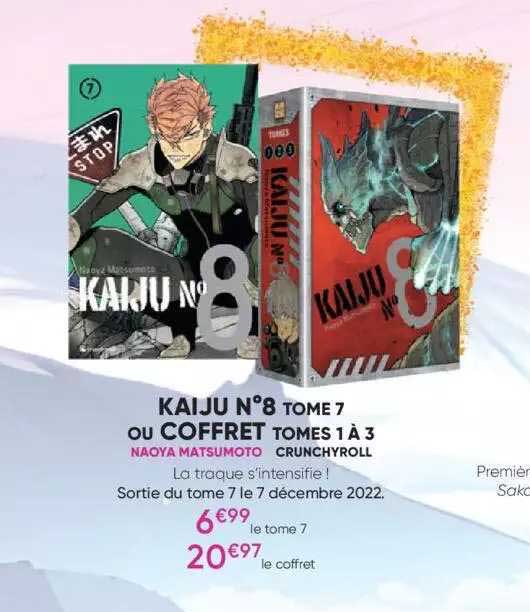 kaiju n°8 tome 7 ou coffret tomes 1 à 3 naoya matsumoto - crunchyroll
