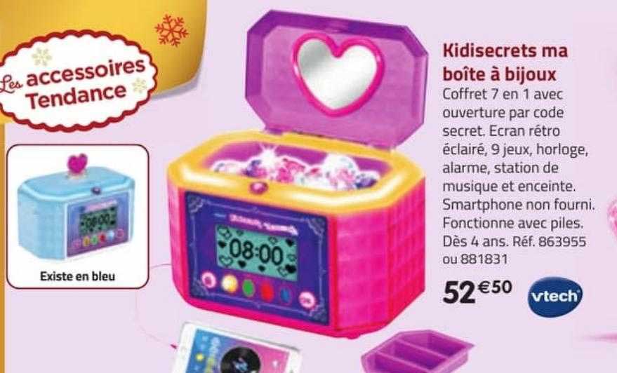 kidisecrets ma boîte à bijoux vtech