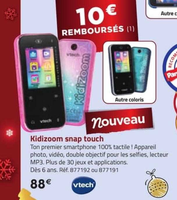 kidizoom snap touch vtech