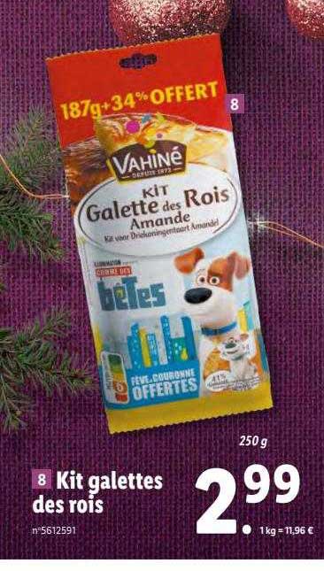kit galettes des rois vahiné