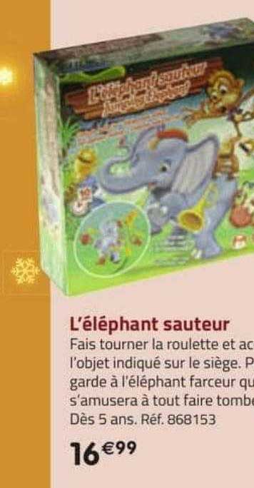 l'éléphant sauteur