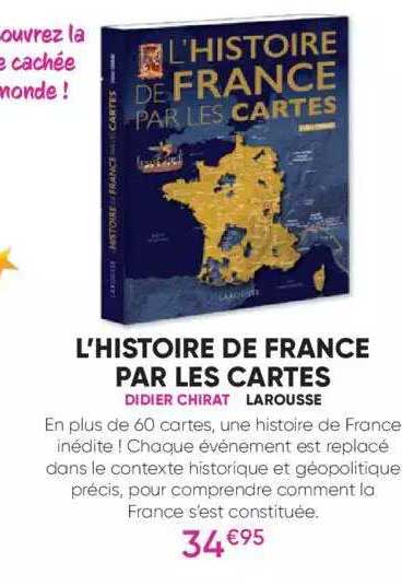 l'histoire de france par les cartes - didier chirat