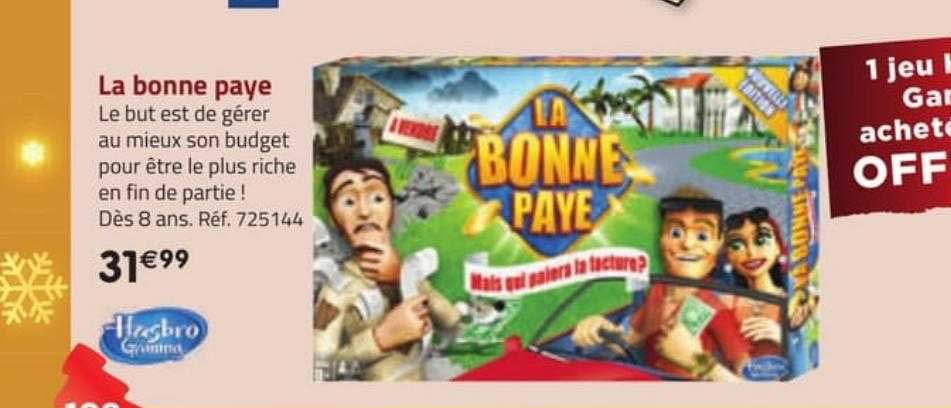 la bonne paye hasbro gaming