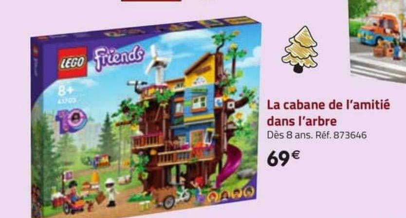 la cabane de l'amitié dans l'arbre lego friends