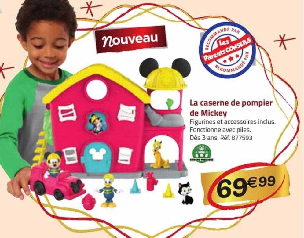 la caserne de pompier de mickey