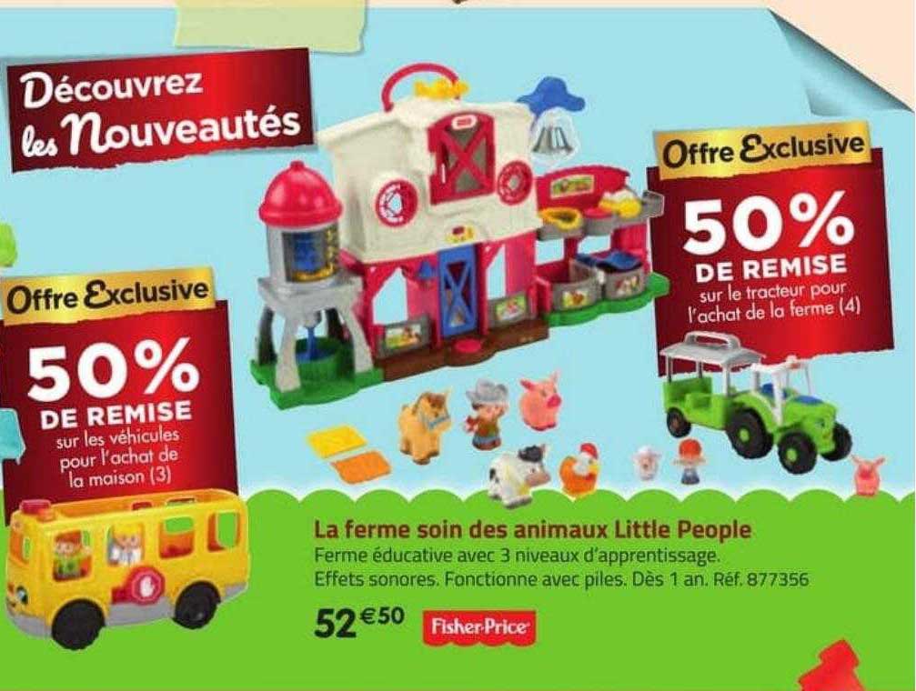 la ferme soin des animaux little people fisher price