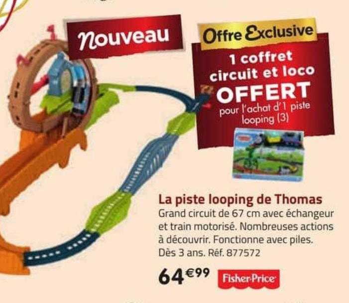 la piste looping de thomas fisher price