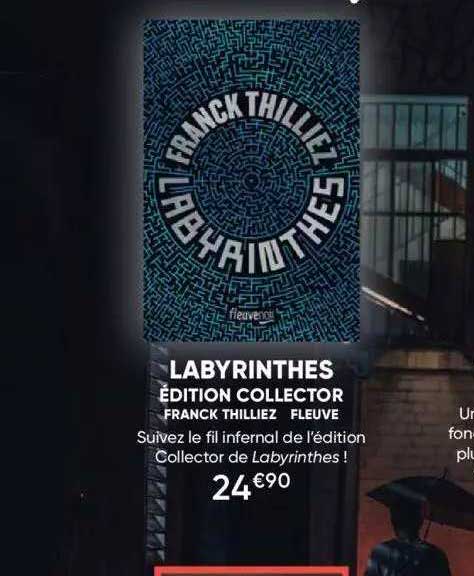Labyrinthes - édition Collector - Franck Thilliez - Fleuve