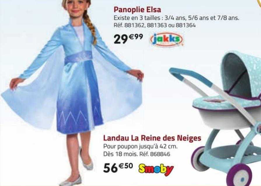landau la reine des neiges smoby