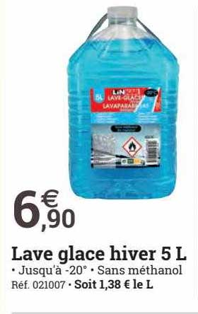 lave glace hiver 5l