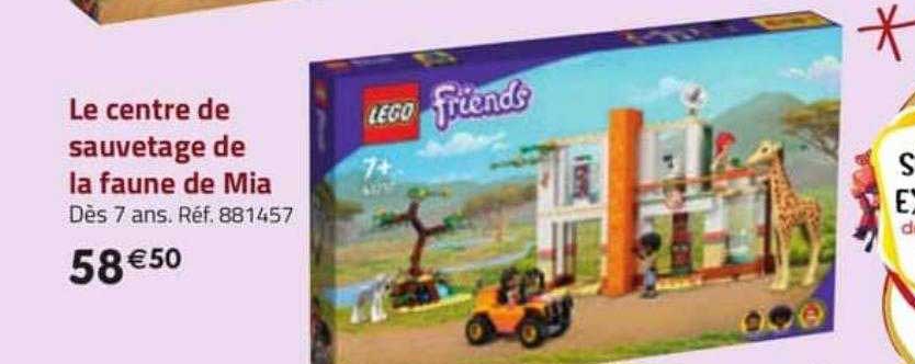 le centre de sauvetage de la faune de mia lego friends