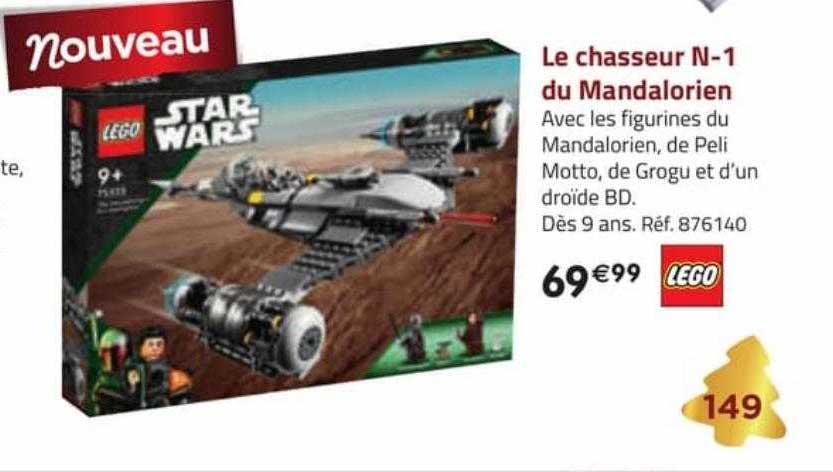 le chasseur n-1 du mandalorien lego star wars