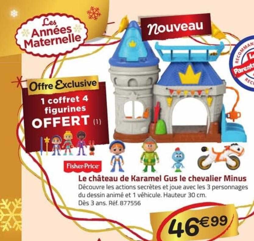 le château de karamel gus le chevalier minus fisher price