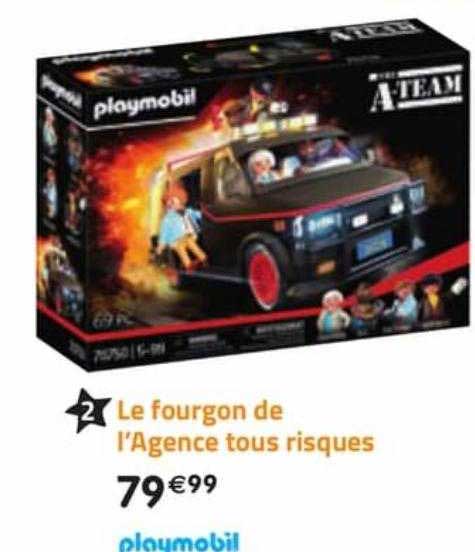 le fourgon de l'agence tous risques playmobil