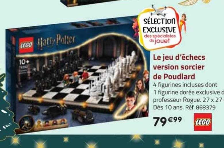 le jeu d'échecs version sorcier de poudlard lego harry potter