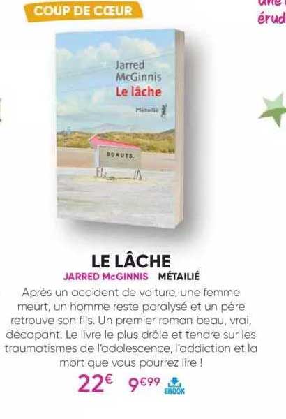 Le Lâche - Jarred McGINNIS - Metailié