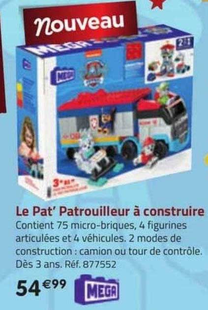 le pat'patrouilleur à construire mega