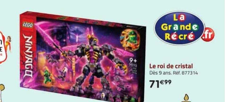 le roi de cristal lego ninjago