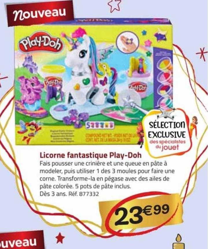 licorne fantastique play-doh