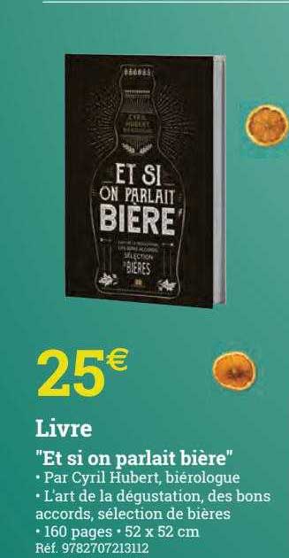 livre "et si on parlait bière" - cyril hubert