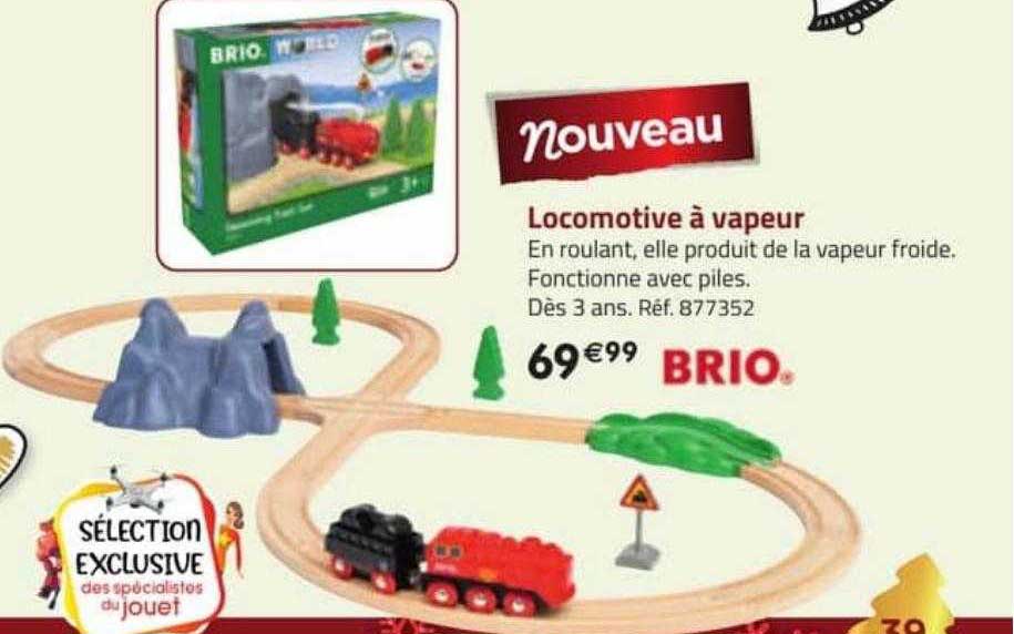 locomotive à vapeur brio