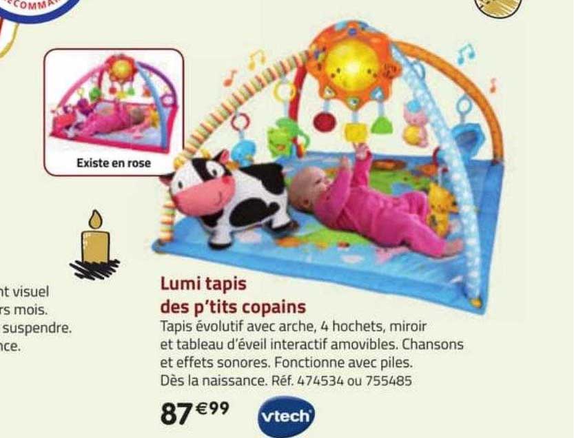 lumi tapis des p'tits copains vtech
