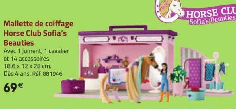 mallette de coiffage horse club sofia's beauties