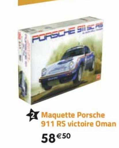 maquette porsche 911 rs victoire oman